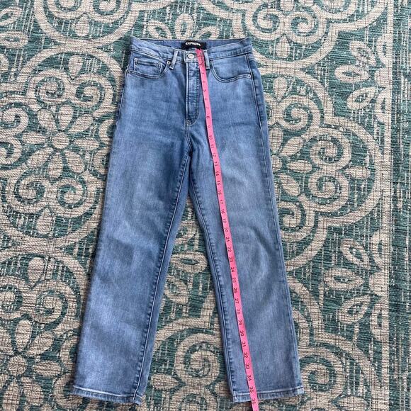 Express Original Straight Super High Rise Women's Jeans - Size 4R‎ - Picture 6 of 11